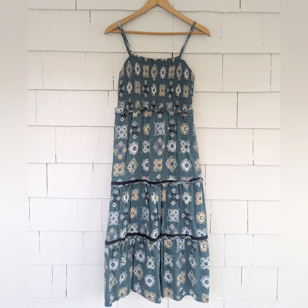 Universal Thread Patterned Midi Dress Size Small